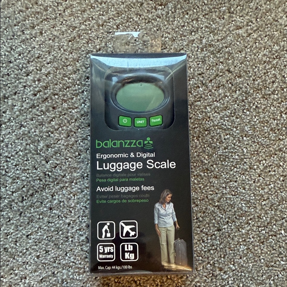 NWT Balanzza Digital Luggage Scale